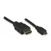 ALLNET HDMI naar Micro HDMI-kabel 1m 4K/60Hz zwart (ALL-HDMI-Micro-1m)