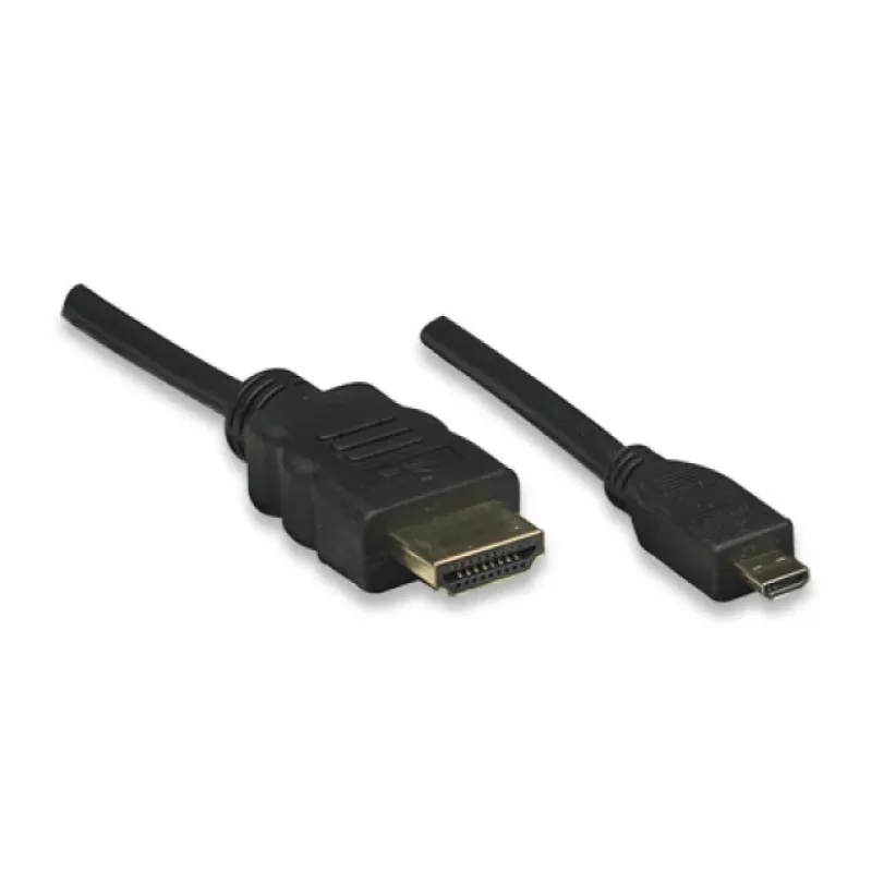 ALLNET HDMI naar Micro HDMI-kabel 1m 4K/60Hz zwart (ALL-HDMI-Micro-1m)