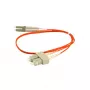 SYNERGY21 fiber optic patchkabel 0,5m OM2 LC naar SC duplex oranje
