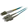 Synergy 21 10m OM3 LC-SC duplex glasvezel-patchkabel - aqua