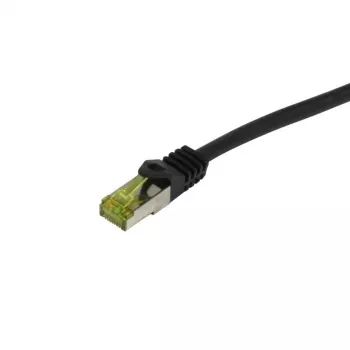 Synergy 21 Patchkabel RJ45 CAT6A S-STP (S/FTP) 500 MHz 12,5 m zwart PUR binnen-/buiten-/industriële omgeving UV-/water-/oliebestendig AWG26 met CAT7-ruwkabel