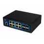 ALLNET ALL-SGI8112PM-BT Industrial Full Managed Layer2+ Gigabit Ethernet PoE++ switch, 12-poorts, 8x PoE++ (240W budget)