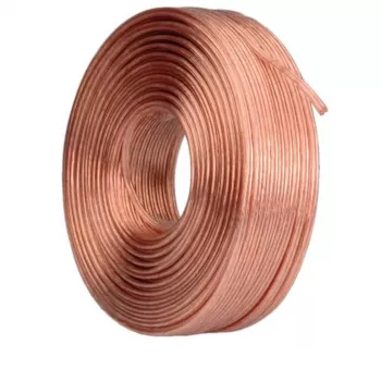 VALUE Secomp VALUE luidsprekerkabel 100 m - blanke ader naar blanke ader - 2x0,75 mm² - transparant