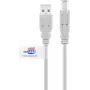 Goobay USB 2.0 kabel 2m grijs