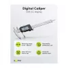 Goobay digitale schuifmaat 0-150 mm / 0-6 inch roestvrij staal