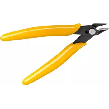 GOOBAY precisie-zijkniptang 125 mm, zwart/geel