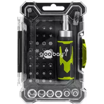 Goobay Tools 43-delige precisie-schroevendraaierset met bits (77842)