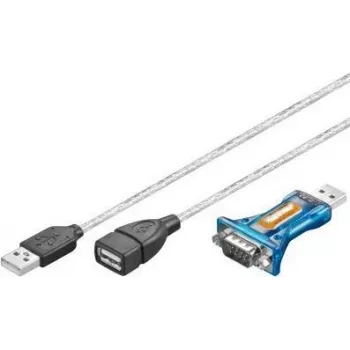 GOOBAY Pro USB seriële RS232-converter mini transparant