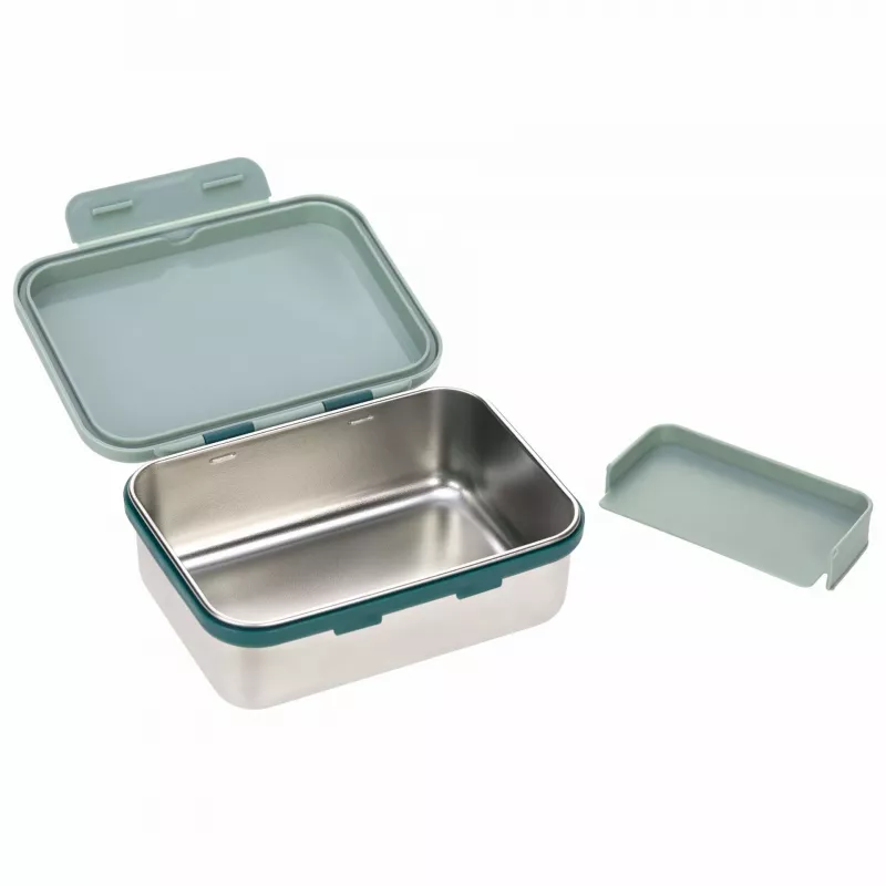 Lassig Adventure Bus lunchbox - groen/geel/oranje
