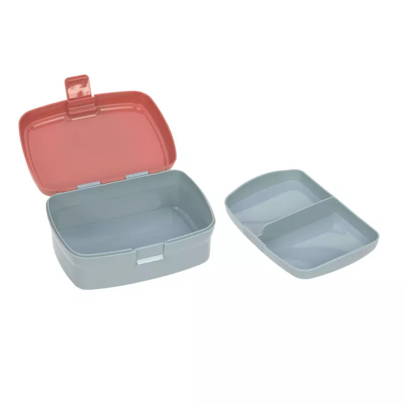 Lassig About Friends vos lunchset - 2 stuks: lunchbox + Tritan-fles 460 ml