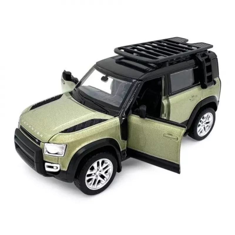 JAMARA Land Rover Defender 1:43 2in1 RC & pull-back groen 3+