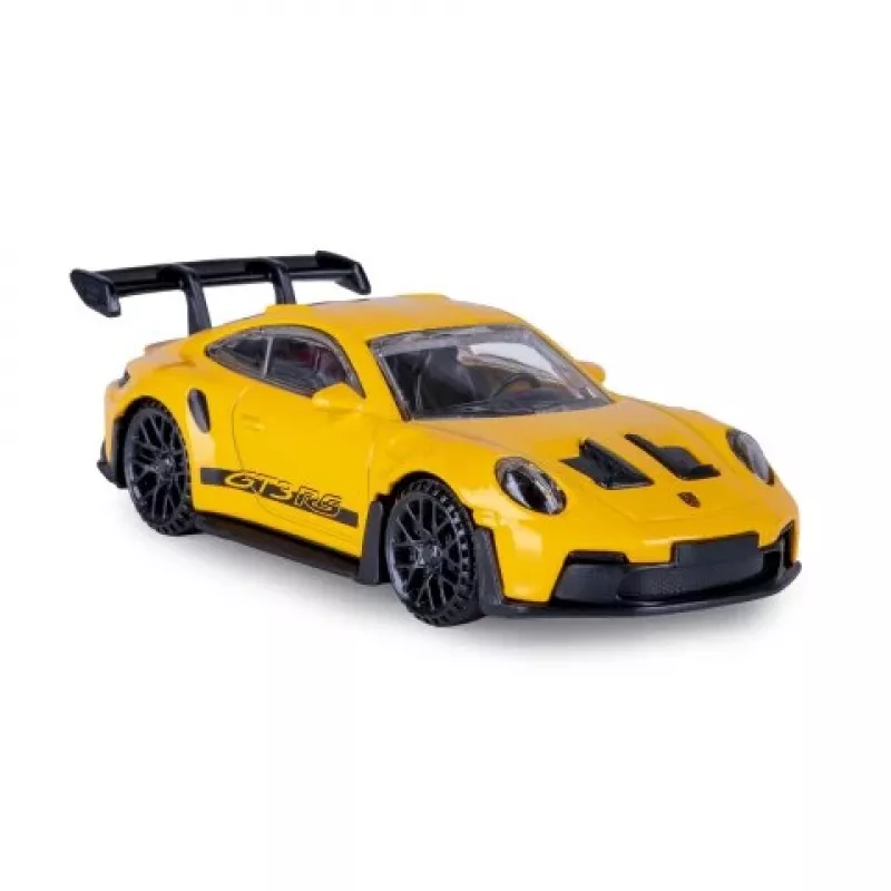 JAMARA Porsche 911 GT3 RS 1:43 geel diecast modelauto (402238)