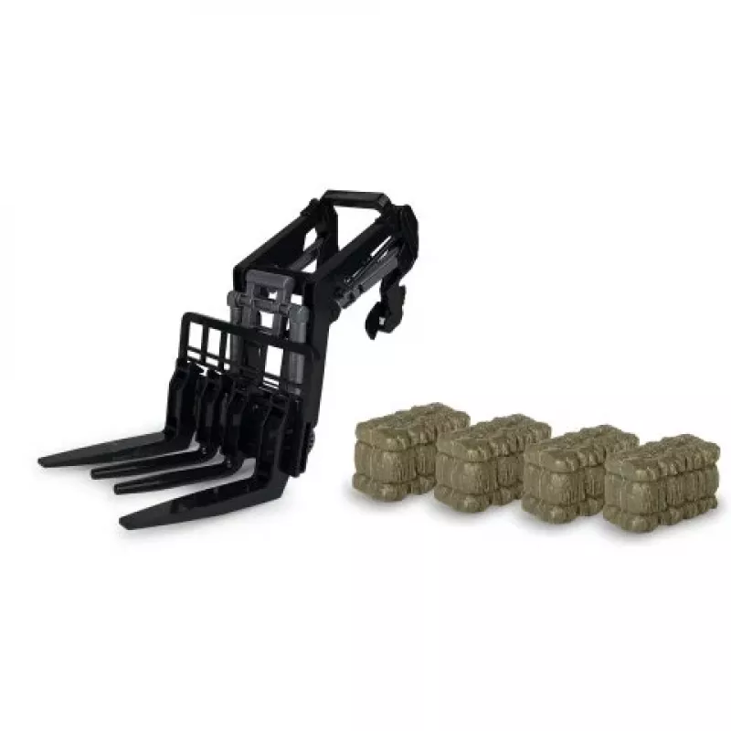 Jamara frontlader met vork & 4 hooibalen voor RC-tractor 1:14 (423286)