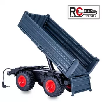 Jamara kipperaanhanger antraciet voor RC-tractor MB-trac 1000 1:24S (423265)