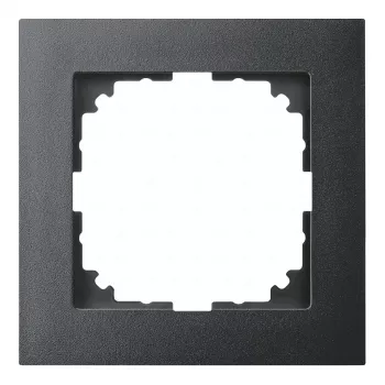 Merten M-Pure Frame 1-voudig, zwart mat, MEG4010-3603