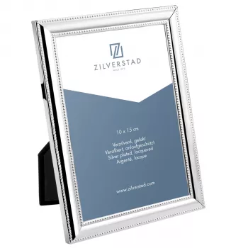 Zilverstad Perl Silver 10x15 metalen portretfotolijst 6149201