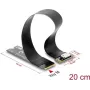 Delock M.2 Key M naar 1 x OCuLink SFF-8612 converter met 20 cm kabel