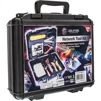 Goldtool netwerk basis installatiekit LAN met tester