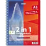 STYLEX 2-in-1 collegeblok DIN A4 gelinieerd en geruit