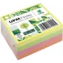 UPM Notes Brilliant Mix plaknotities 400 vel geel roze groen 76x76mm 3 blokken
