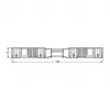 WAGO 770-113 connector, mannelijk, recht, 2-polig, 250 V, zwart, WINSTA MINI
