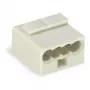 WAGO 243-304 Series 243 4-aderige microklem, 100 stuks, lichtgrijs