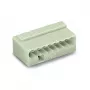 WAGO 243-308 SMD-klemmenblok, 8-polig, 2,5 mm raster, push-in CAGE CLAMP, 100 V, 6 A, wit