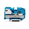WAGO 2016-7114 1-aderige N-scheidingsklem, Push-in CAGE CLAMP, blauw
