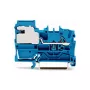 WAGO 2002-7114 1-aderige N-scheidingsklem, 2,5 mm, Push-in CAGE CLAMP, blauw