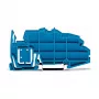 WAGO 2009-305 - blauw - 7,5 mm - 96 mm - 42,5 mm - 13,319 g