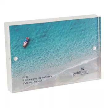 Goldbuch Pure acrylglas fotolijst 10x15 cm transparant staand