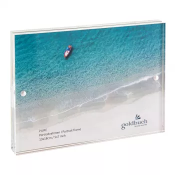 Goldbuch Pure acrylglas transparante enkele fotolijst 13 x 18 cm rechthoekig 180 mm