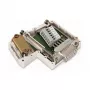 WAGO 750-963 D-sub-aansluitmodule, 9-polig bus, grijs, IP20, voor WAGO I/O System 750