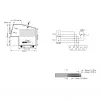 WAGO 750-963 D-sub-aansluitmodule, 9-polig bus, grijs, IP20, voor WAGO I/O System 750