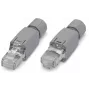 WAGO 750-975 RJ-45 systeemkabel-stekkerverbinder voor WAGO I/O System 750, grijs, IP20
