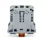 WAGO 285-150 CAGE CLAMP power-klemmenblok, 1-potentiaal, 2 aansluitingen, 10-50 mm², grijs, DIN-rail 35