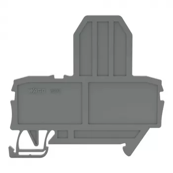 WAGO 2002-991 eindplaat, grijs, 2 mm, 67 mm, 57,2 mm, TOPJOB S