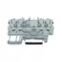 WAGO doorvoerklem 4 mm², grijs, 32 A, 800 V, CAGE CLAMP®