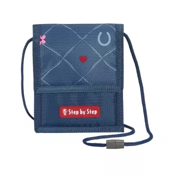 HAMA Step by Step Portfel 2 inch Horse Lima kinderportemonnee - roze, lila, blauw