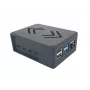 ALLNET Rock 4 C+ aluminium behuizing ecoPI PRO LP zwart voor Radxa Rock Pi 4C Plus
