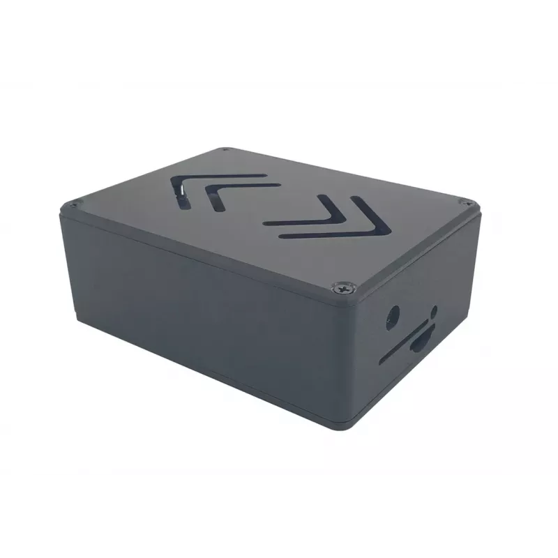 ALLNET Rock 4 C+ aluminium behuizing ecoPI PRO LP zwart voor Radxa Rock Pi 4C Plus