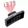 PEDEA FM-radio wekker / projectiewekker, zwart
