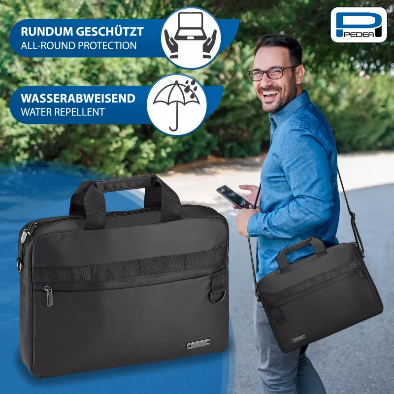 PEDEA notebook clutch 17,3 inch (43,9 cm) - zwart