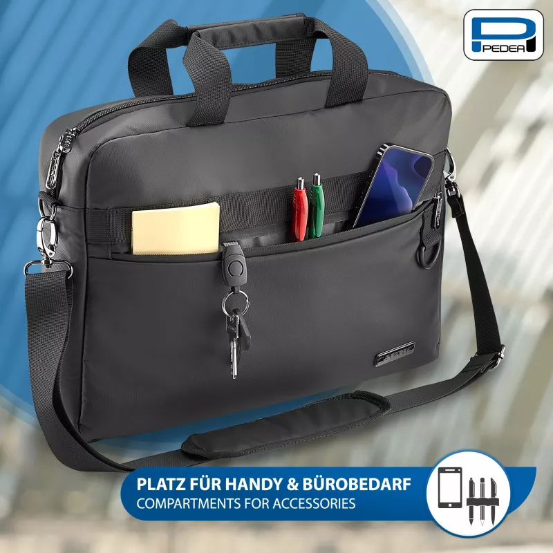 PEDEA notebook clutch 17,3 inch (43,9 cm) - zwart