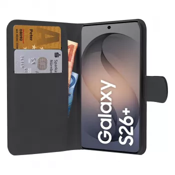 PEDEA Book Cover Classic voor Samsung Galaxy S26 Plus, zwart
