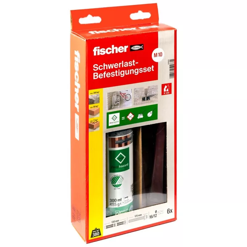 Fischer heavy-duty bevestigingsset FIS V Zero 300 T SBS M10R