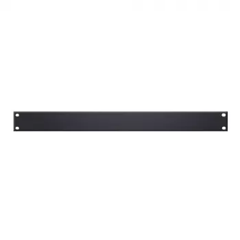 Adam Hall 87221 STL 19 inch 1U blindpaneel rack staal zwart 1,5 mm