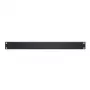 Adam Hall 87221 STL 19 inch 1U blindpaneel rack staal zwart 1,5 mm
