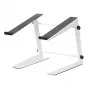 Adam Hall SLT001EW laptopstandaard - wit - staal - 225 mm - 250 mm - 340 mm