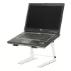 Adam Hall SLT001EW laptopstandaard - wit - staal - 225 mm - 250 mm - 340 mm
